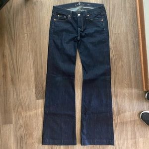 7 For All Mankind Dojo Wide Leg Jeans Size 30